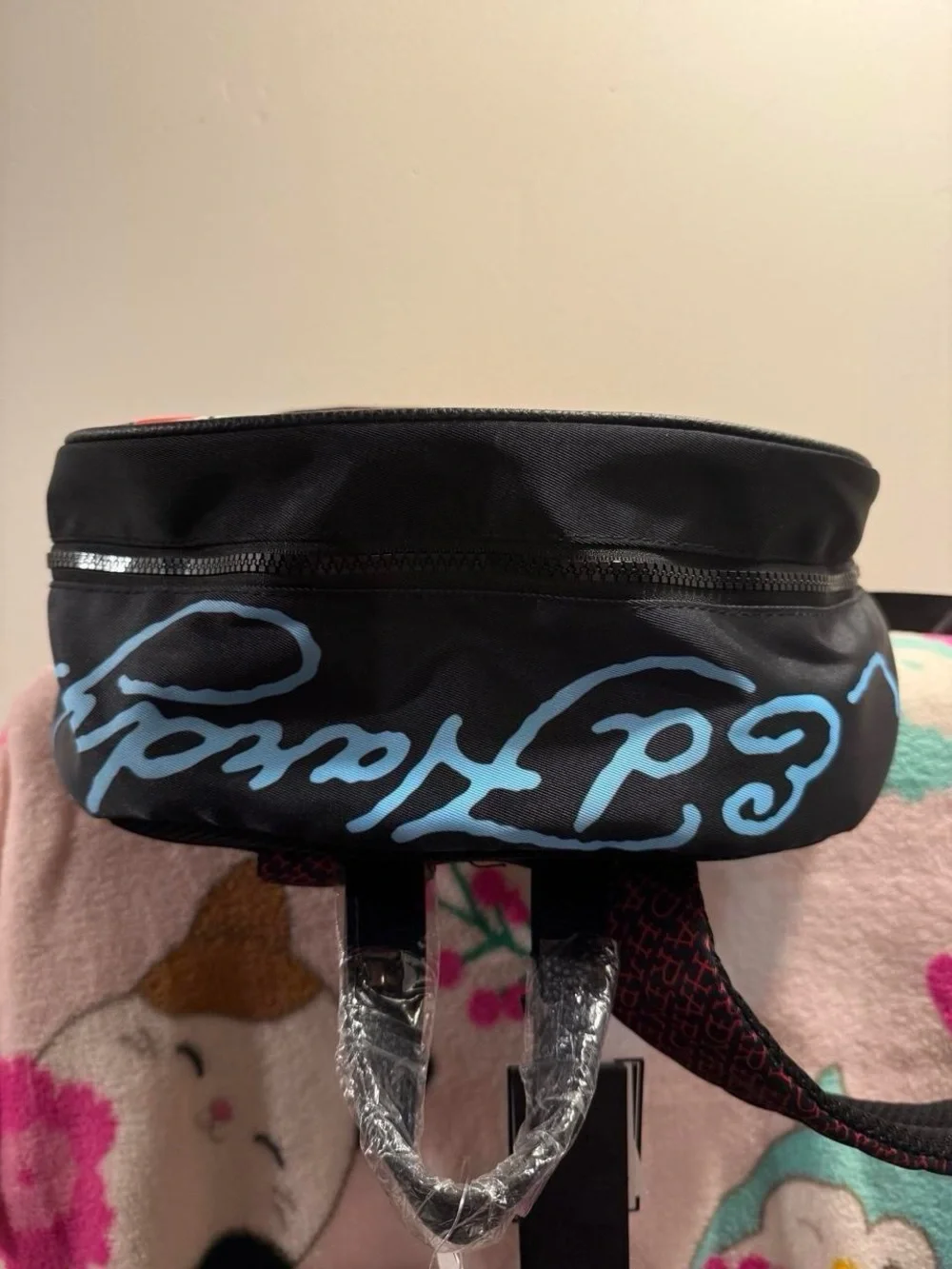 Ed Hardy Backpack True Till Death Roses Bling NWT